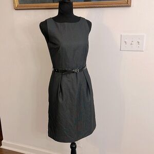Ann Taylor Belted, Sleeveless Fully Lined Dress, Sz 0.